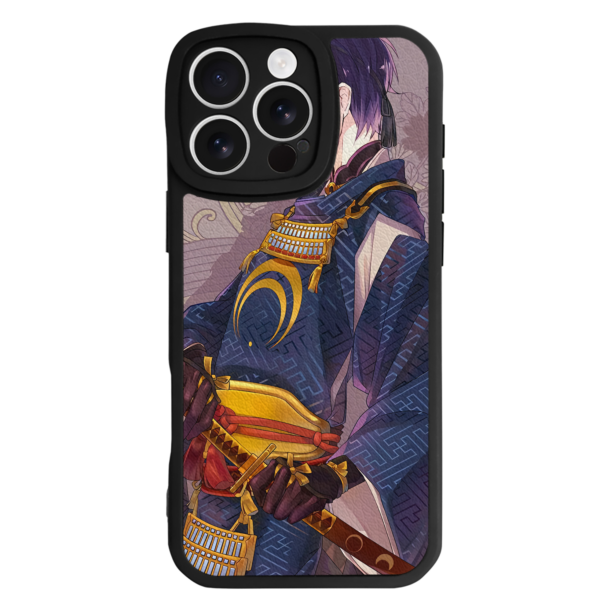 （画像用） 刀剣乱舞 Touken Ranbu 【iPhone 16シリーズ対応】シリコンスマホケース（レザー調） 材質：シリコン